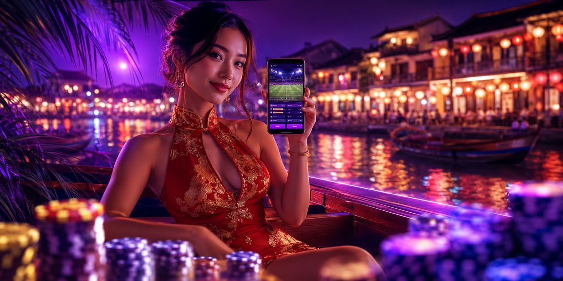 Hình ảnh sòng bài trực tuyến phong cách hiện đại và an toàn tại Việt Nam
